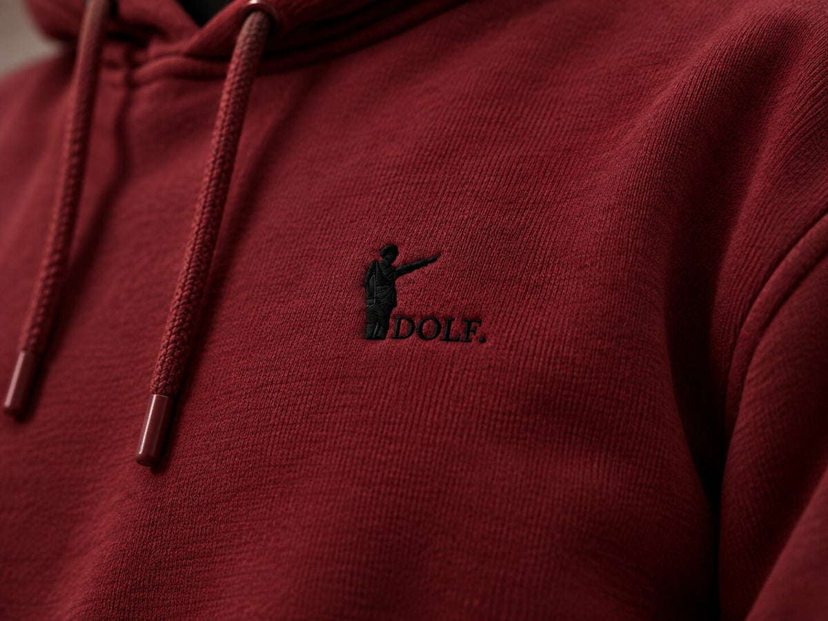DOLF. Hoodie – Deep Burgundy